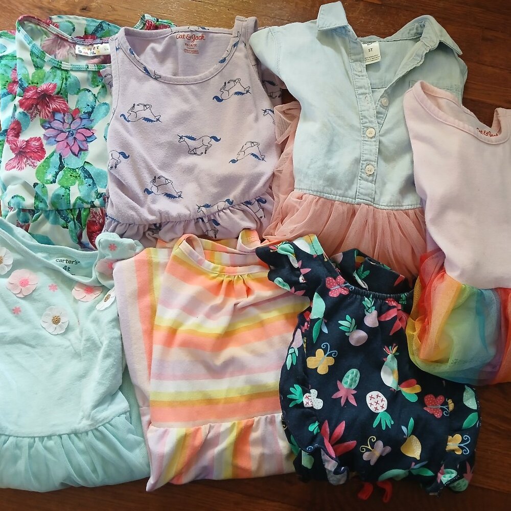 Short Sleeved Dresses (Lot of Seven)